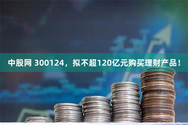 中股网 300124，拟不超120亿元购买理财产品！