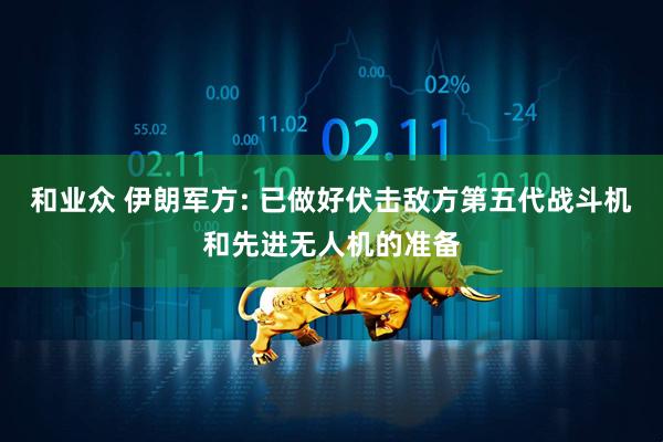和业众 伊朗军方: 已做好伏击敌方第五代战斗机和先进无人机的准备